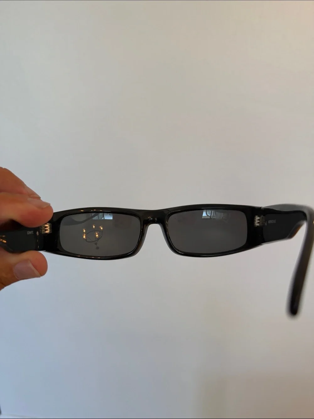 Men's Somatic Black Wrap Sunglasses - Classic thick frame Style